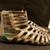 Gold Roman Rain Sandals Women’s Size 8W $10 + other Summer Shoes FREE 5 thumbnail