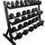 New Rubber Hex Dumbbells- 5-50 lb sets+Rack & Bench 3 thumbnail