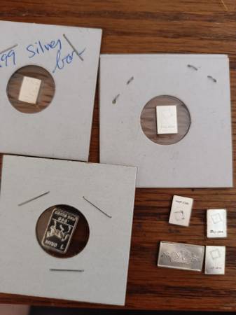 Mini silver bars 1