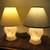 Vintage Desk Lamps w/Light Up Bases 2 thumbnail