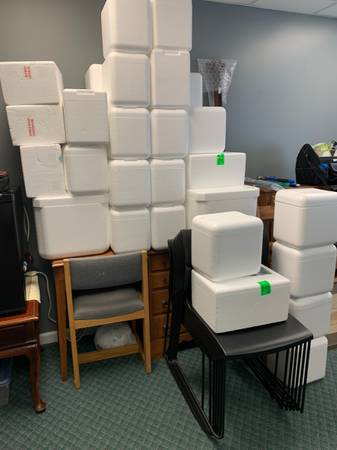 Free styrofoam boxes ! 1
