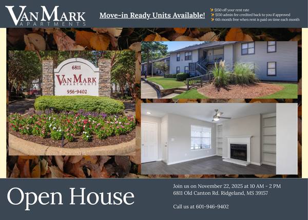 Looking for an apartment? Join us for OPEN HOUSE TODAY!! 1