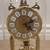 Vintage Gold Toned Haller Anniversary Dome Clock With Roman Numerals. 4 thumbnail