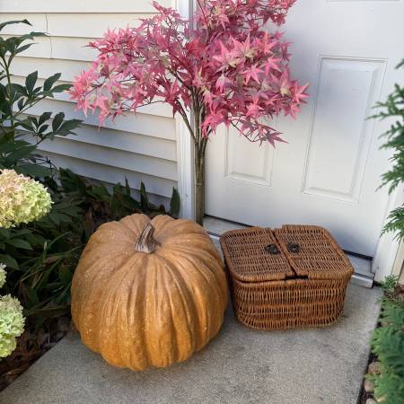 Extra Large Faux Pumpkins $30 and $20 1