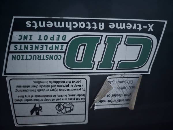 96 inch plow for skid loader 1