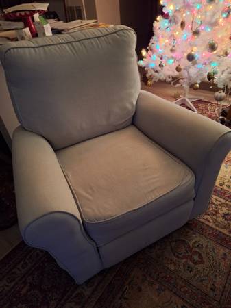 POTTERYBARN RECLINER SWIVEL ROCKER 1