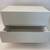Two Drawer White Wood Nightstands (QTY x2 avail) $125 each 6 thumbnail