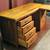 Used Small Desk With Classic Wood Finish And Overhang 3 thumbnail
