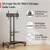 Perlegear Rolling TV Stand for 32-82 Inch 2 thumbnail