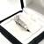 Brand new cubic zirconia, CZ diamonds set in a sterling silver wedding ring. Siz 3 thumbnail