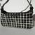 Kate Spade Black and White Purse, Handbag with Squares & Dots 5 thumbnail