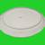 Vtg White Embossed Floral & Fruit 18.75x14.50 Turkey Oval Platter 10 thumbnail