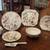 8 Pc Cake Plate & Server/Chop Plate/Vegetable Bowl+ MIKASA SILK 1 thumbnail