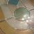 Solid Oak Coffee Table Leaded Glass 4 thumbnail