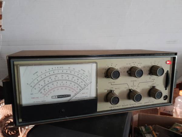 Vintage Heath kit IM25 radio bench vom volt ohmmeter 1