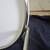 Vintage 1999 IKEA Strind Glass & Metal Rolling End Side Table 15 thumbnail