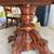 Small solid mahagony Biedermeier Austrian dining set with 4 Chairs 6 thumbnail