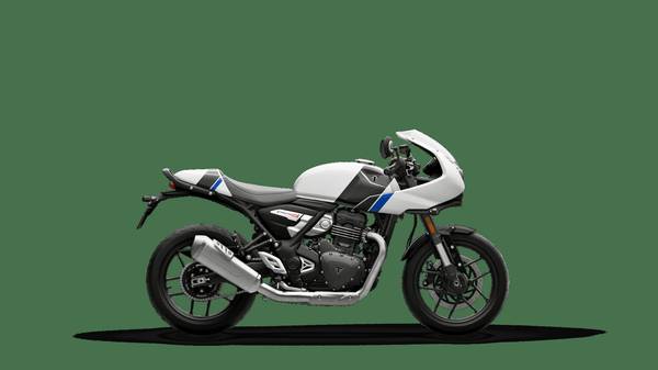 2026 Triumph Thurxton 400 - Pearl Metallic White / Storm Grey 1