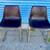 Restored CB2 Leather Wrapped Shell Chairs 1 thumbnail