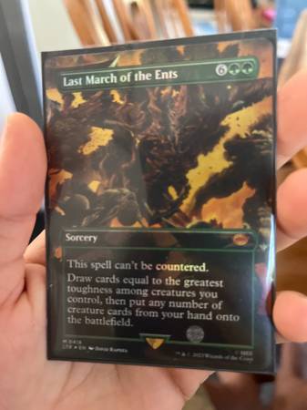 last march of the ents mtg card full art magic the gathering - toys & games - by owner - sale Draw cards equal to the greatest toughness among creatures you control last march of the ents