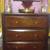 QUEEN SIZE SOLID WOOD BEDROOM SET (DARK WALNUT) 12 thumbnail