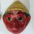 THREE (3) BEAUTIFUL VINTAGE HAND PAINTED PAPIER MACHE MASKS FROM INDIA 3 thumbnail