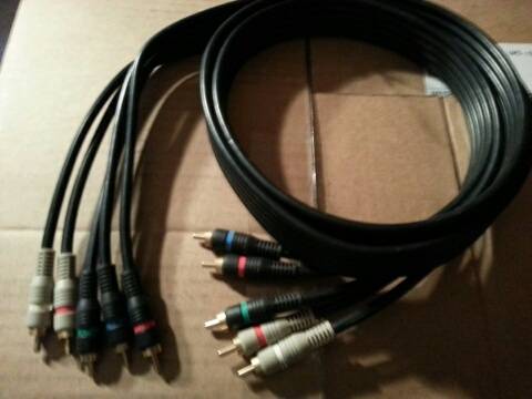 Component Cable 5 Wire with 6 Foot Length  (New) 1