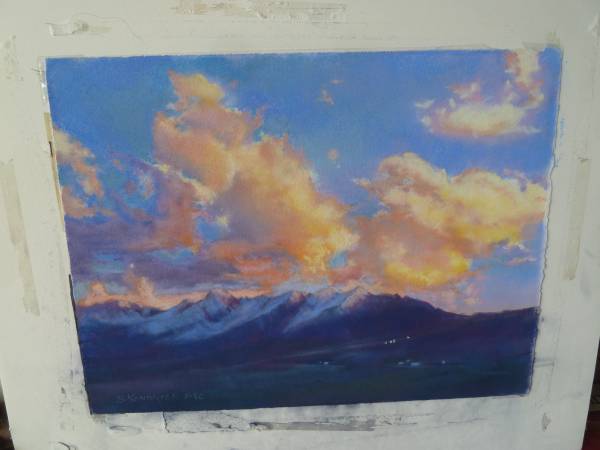BARBARA KENDRICK Sneffels Wilson Painting Art Paintings Pastel 1