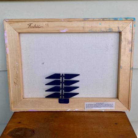 Wall Art 16" x 12" Canvas Painting ♦ Picture Home Decor - Splatter - $8 (Peoria)62949792381699123