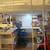 White Full Size Metal Loft Bed with 4-Tier Shelves, Wood L-Shaped Desk 5 thumbnail