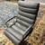 Like New RH Restoration Hardware Oviedo Leather Chair Grey 2 thumbnail
