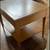 Vintage Mid-Century Modern Solid Wood End Table with Drawer and Lower Shelf 5 thumbnail