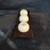 Rustic Handcarved Wooden Rectangular 3 Ball Candle Holder 5 thumbnail