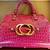 Hot Pink Guess Women's Purse Bag Satchel Large 1 thumbnail