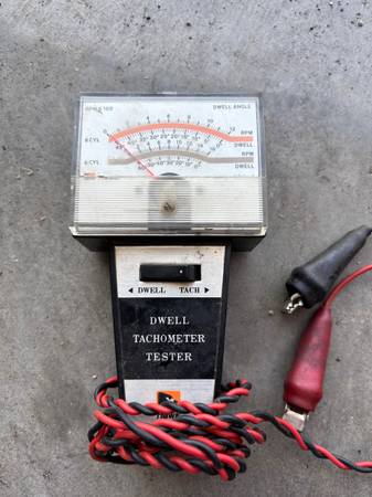 Hawk brand dwell meter- vintage 1