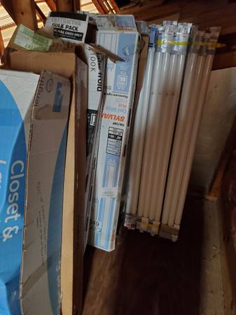Florescent Light Bulbs - T8 48" (Four Foot Long) New Condition 1