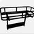 Jeep Wrangler Paramount Tailgate Rear Basket Top Mount Spare  51-0333 3 thumbnail