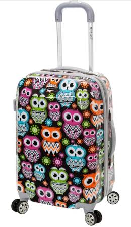 Carry on luggage (cute Owl pattern) 1