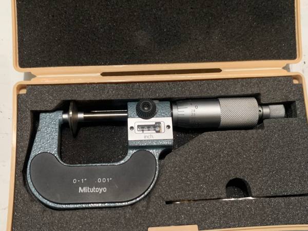 Mitutoyo 0-1” disk micrometer 1