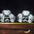 Vintage 3 Poodle Painting on Velvet 3 thumbnail