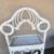 48" vintage White Wicker Bamboo Butler Valet Stand Boho Fiddlehead 7 thumbnail