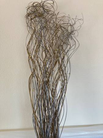 Holiday Decor gold and silver sprigs 1