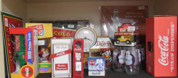 Coca Cola Collectables & Misc, Bottles, Banks, Signs, Trucks 1