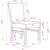 NEW GLANZEND 5 Piece Modern Dining Table Set 9 thumbnail