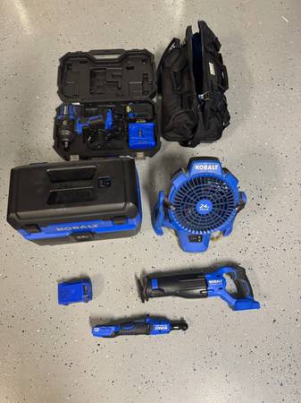 KOBALT 24V MEGA TOOL BUNDLE – HUGE VALUE! 1