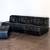 1970’s De Sede DS-11 Black Leather Modular Sofa 5 thumbnail