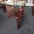 Glass Top Coffee Table with Mahogany Base 7 thumbnail
