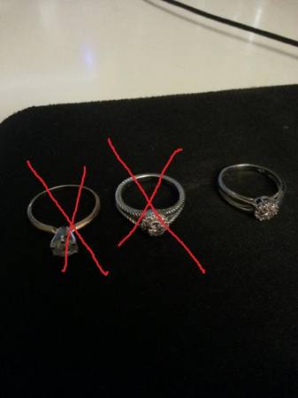 Diamond Wedding ring / Engagement ring 1