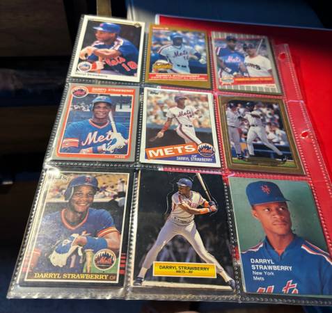 Darryl Strawberry Mets Yankees baseball cards buy 1 or all 1
