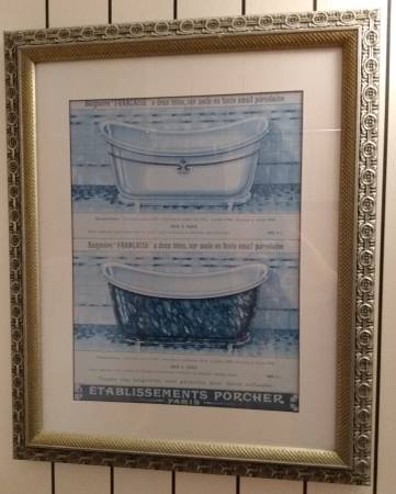 French Bathtubs framed print 1